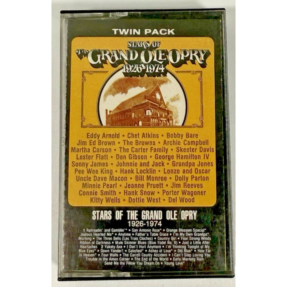 RCA Stars of the Grand Ole Opry 1926-1974 Cassette Tape Tan Vintage